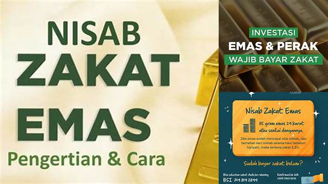 Nisab Zakat Emas