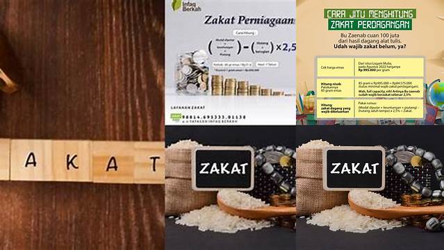 Nisab Zakat Untuk Harta Perniagaan Adalah