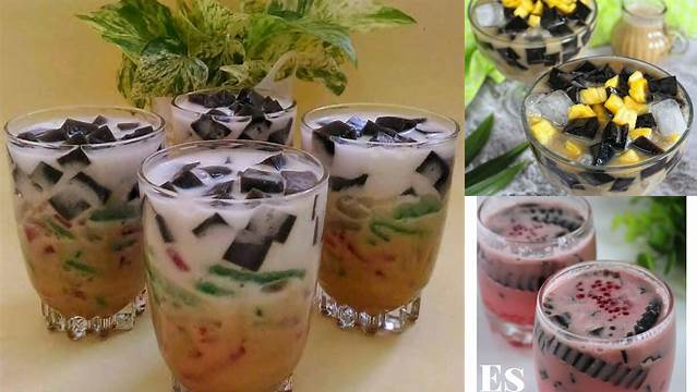 Olahan Cincau Hitam Untuk Buka Puasa