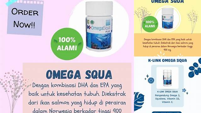 Temukan Manfaat Omega Squa Plus yang Jarang Diketahui