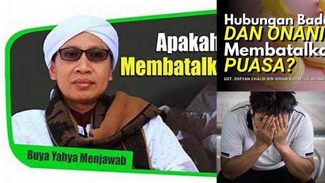 Onani Membatalkan Puasa