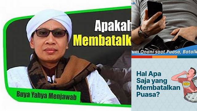 Onani Saat Puasa