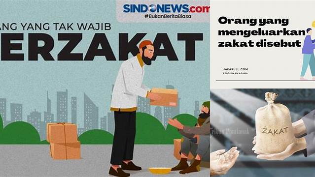 Orang Yang Berzakat Disebut