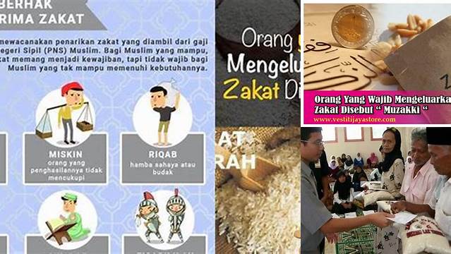 Orang Yang Wajib Membayar Zakat Disebut