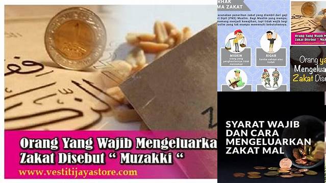 Orang Yang Wajib Mengeluarkan Zakat Disebut