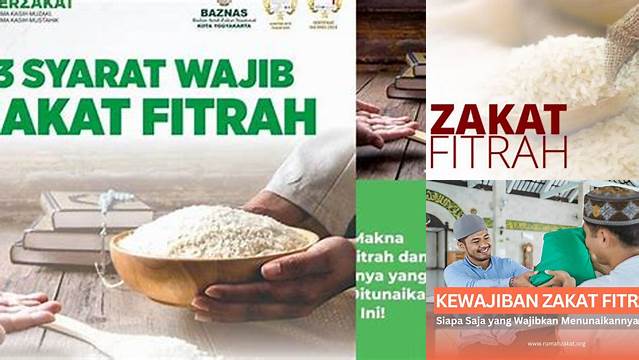 Orang Yang Wajib Mengeluarkan Zakat Fitrah