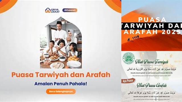 Pahala Puasa Tarwiyah Dan Arafah