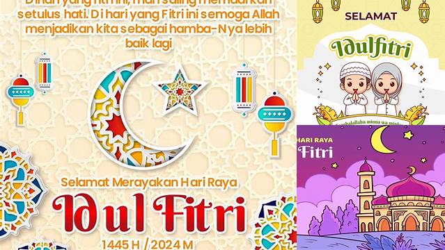 Pamflet Idul Fitri 2024