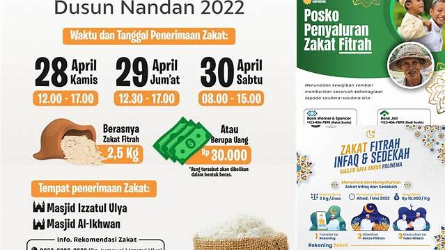 Pamflet Zakat Fitrah