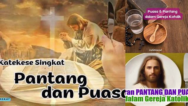 Pantang Dan Puasa Katolik