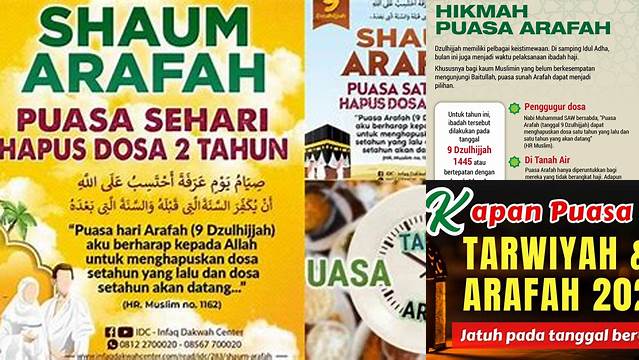 Pelaksanaan Puasa Arafah