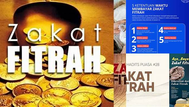 Pelaksanaan Zakat Fitrah