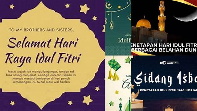 Penetapan Idul Fitri