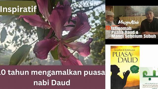 Pengalaman Puasa Daud