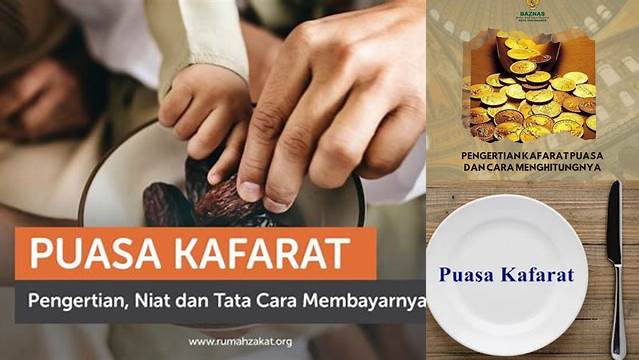 Pengertian Puasa Kafarat