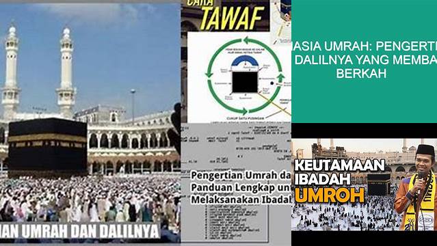 Pengertian Umrah Dan Dalilnya