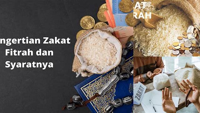 Pengertian Zakat Fitrah Adalah