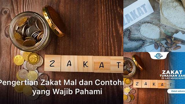 Pengertian Zakat Mal