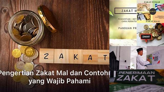 Pengertian Zakat Mal Dan Contohnya