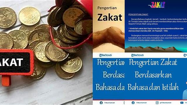 Pengertian Zakat Secara Bahasa