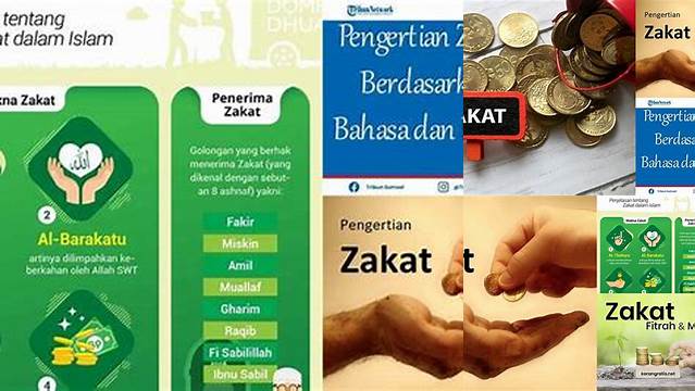 Pengertian Zakat Secara Bahasa Adalah