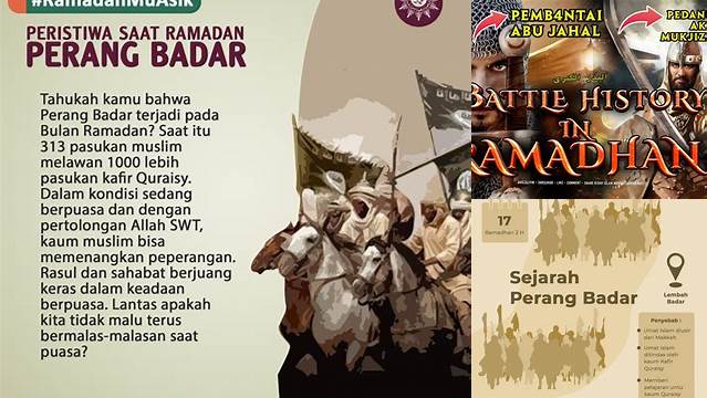 9 Hal Penting tentang Perang di Bulan Ramadhan dan Hikmahnya di Hari Raya