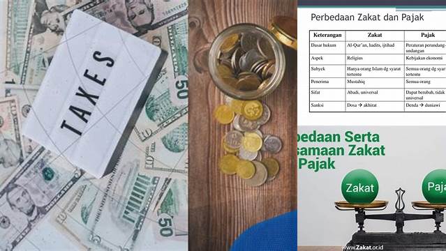 Perbedaan Zakat Dan Pajak