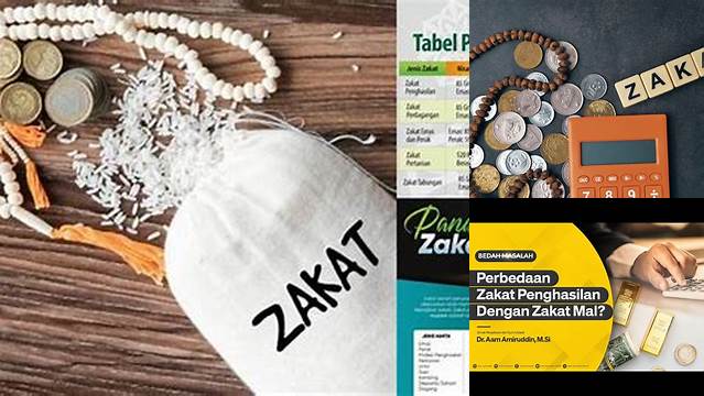 Perbedaan Zakat Mal Dan Zakat Penghasilan