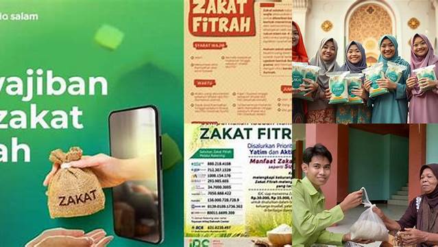 Persentase Pembagian Zakat Fitrah