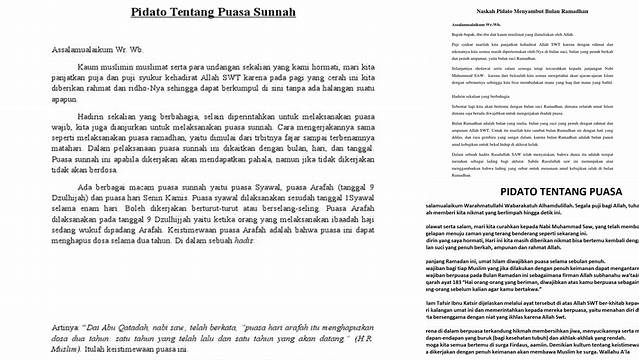 Pidato Tentang Puasa Ramadhan