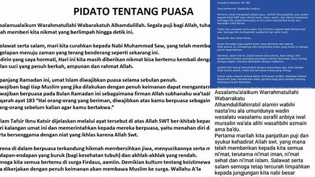 Pidato Tentang Puasa Ramadhan Singkat