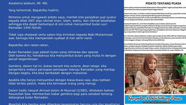 Pidato Tentang Puasa Singkat