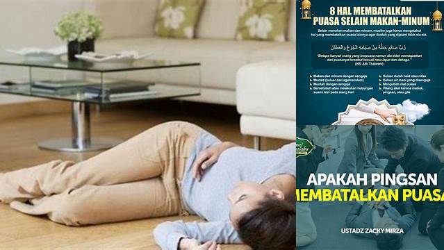 Pingsan Membatalkan Puasa