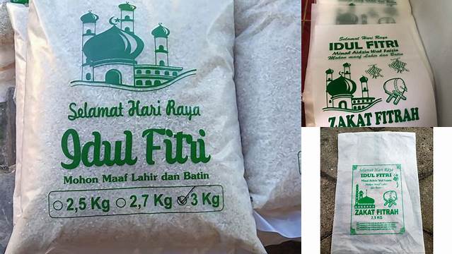 Plastik Zakat Fitrah