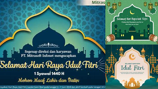 Poster Selamat Hari Raya Idul Fitri