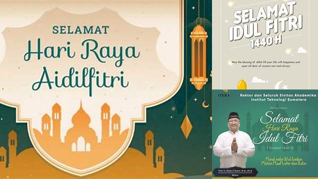 Poster Ucapan Idul Fitri