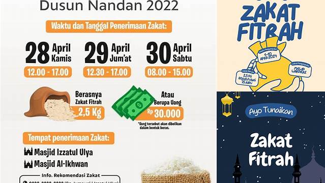 Poster Zakat Fitrah