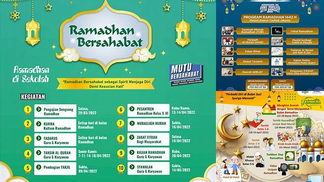 Inilah 9 Hal Penting tentang program kegiatan di bulan ramadhan untuk Sambut Idul Fitri