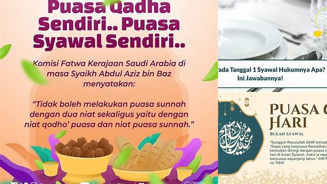 Puasa 1 Syawal Hukumnya