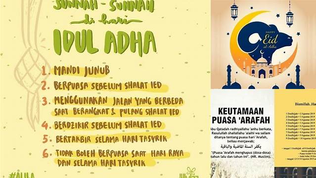 Puasa Apa Sebelum Idul Adha