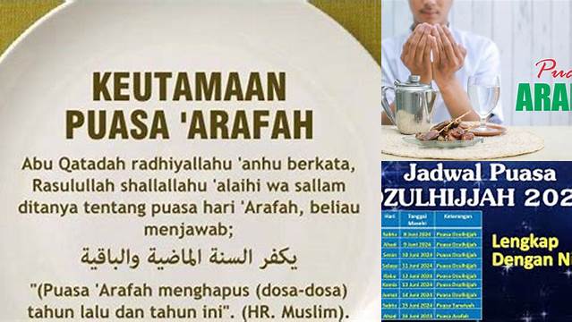 Puasa Arafah Niatnya