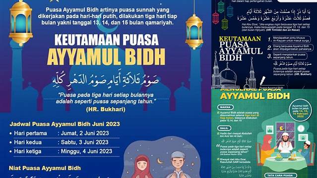 Puasa Ayyamul Bidh Juni 2024