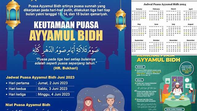 Puasa Ayyamul Bidh Maret 2024