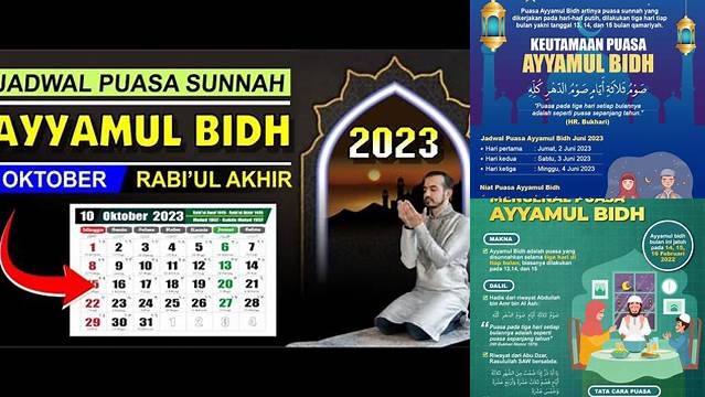 Puasa Ayyamul Bidh Oktober 2024