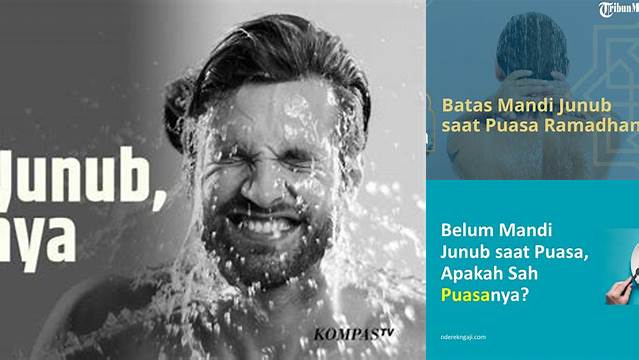 Puasa Belum Mandi Junub