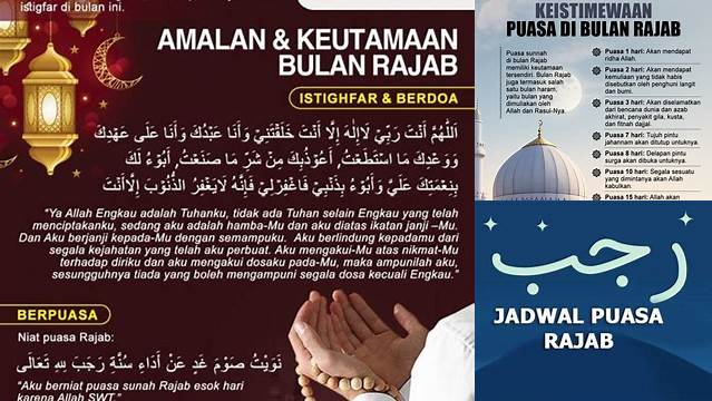 Temukan 9 Hal Penting tentang Puasa Bulan Rajab dan Sambut Idul Fitri Penuh Berkah