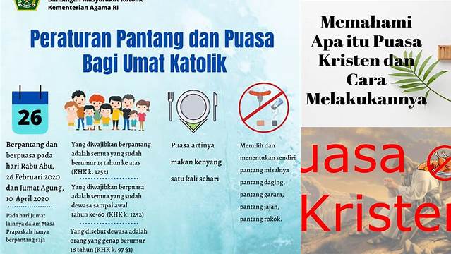 Puasa Dalam Agama Katolik