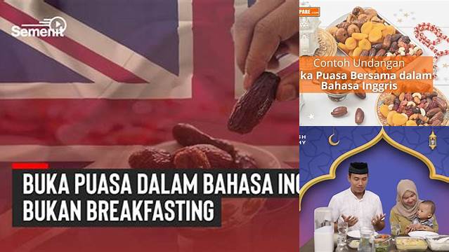 Puasa Dalam Bahasa Inggris