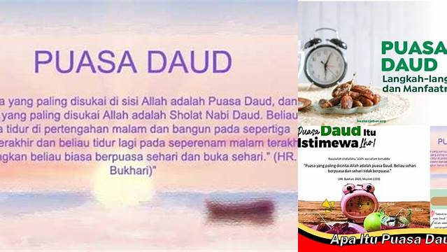 Puasa Daud Untuk Apa