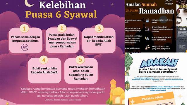 Ketahui 9 Hal Penting tentang Puasa Syawal setelah Idul Fitri